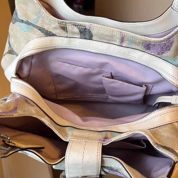 Coach Bags Coach Purse Purple Lining And Leather Straps Poshmark